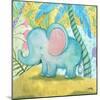 Playful Elephant-Elizabeth Medley-Mounted Art Print