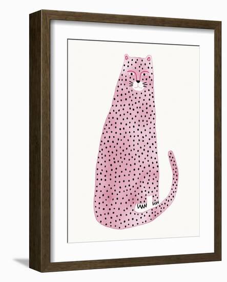 Playful Feline - Spots-Kristine Hegre-Framed Giclee Print