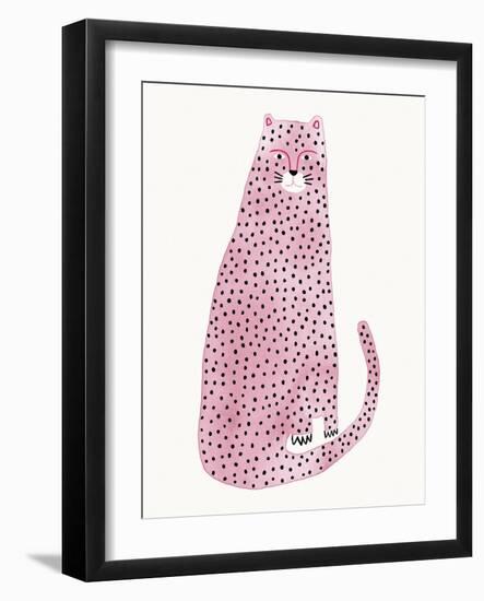 Playful Feline - Spots-Kristine Hegre-Framed Giclee Print