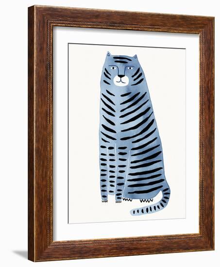 Playful Feline - Stripes-Kristine Hegre-Framed Giclee Print