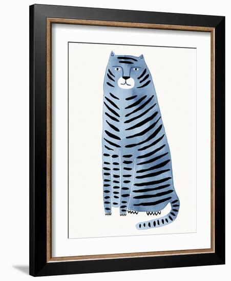 Playful Feline - Stripes-Kristine Hegre-Framed Giclee Print