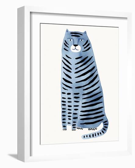 Playful Feline - Stripes-Kristine Hegre-Framed Giclee Print