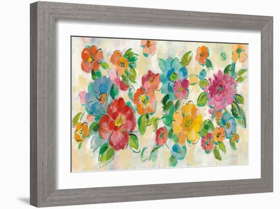 Playful Floral Trio I-Silvia Vassileva-Framed Art Print