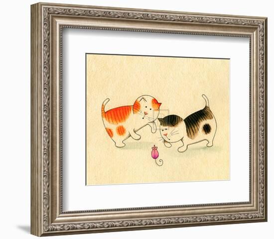 Playful Kittens I-Kate Mawdsley-Framed Art Print