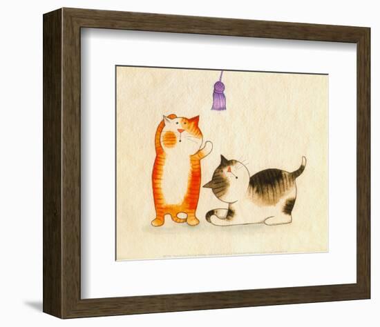 Playful Kittens III-Kate Mawdsley-Framed Art Print