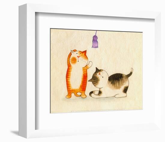 Playful Kittens III-Kate Mawdsley-Framed Art Print