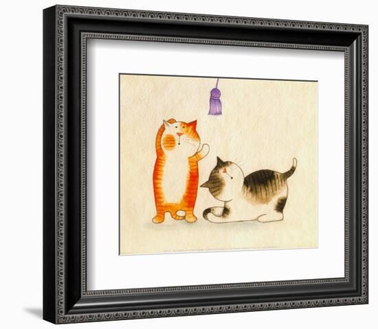 Playful Kittens III-Kate Mawdsley-Framed Art Print