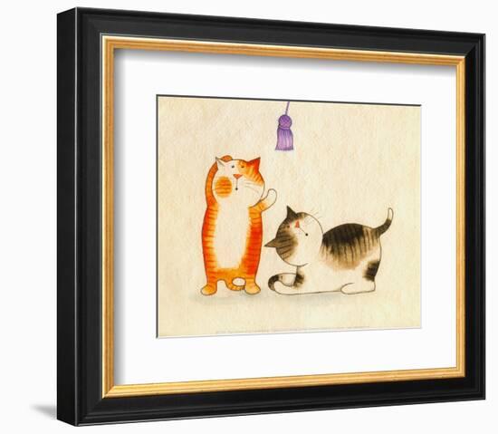 Playful Kittens III-Kate Mawdsley-Framed Art Print