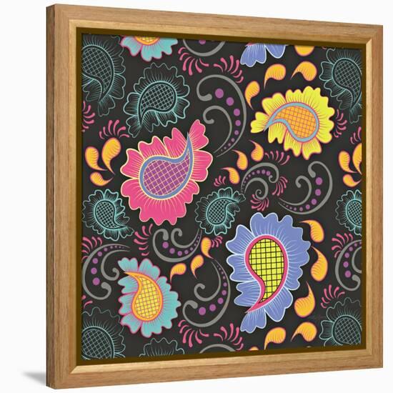 Playful Paisley I-Patty Young-Framed Stretched Canvas