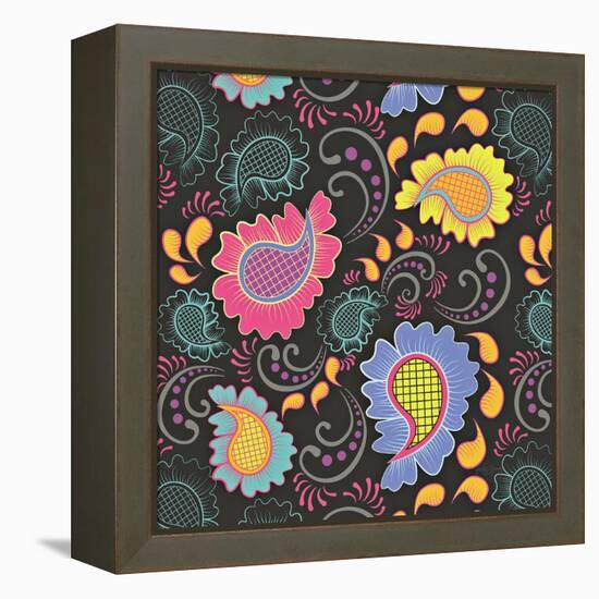 Playful Paisley I-Patty Young-Framed Stretched Canvas