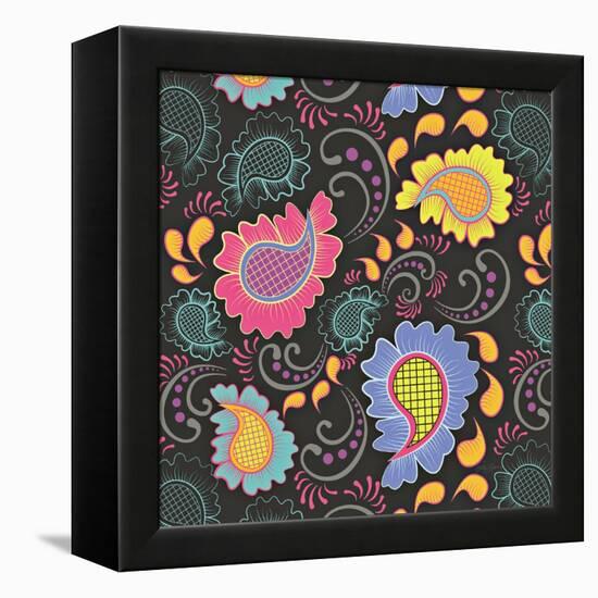 Playful Paisley I-Patty Young-Framed Stretched Canvas