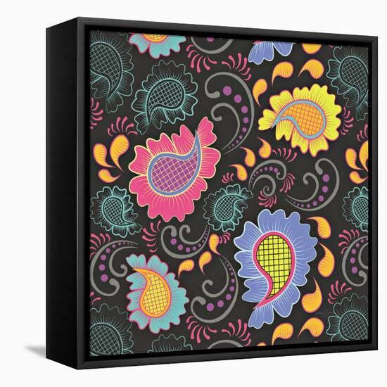 Playful Paisley I-Patty Young-Framed Stretched Canvas