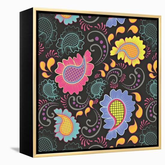 Playful Paisley I-Patty Young-Framed Stretched Canvas