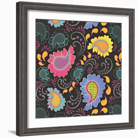 Playful Paisley I-Patty Young-Framed Art Print