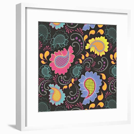 Playful Paisley I-Patty Young-Framed Art Print