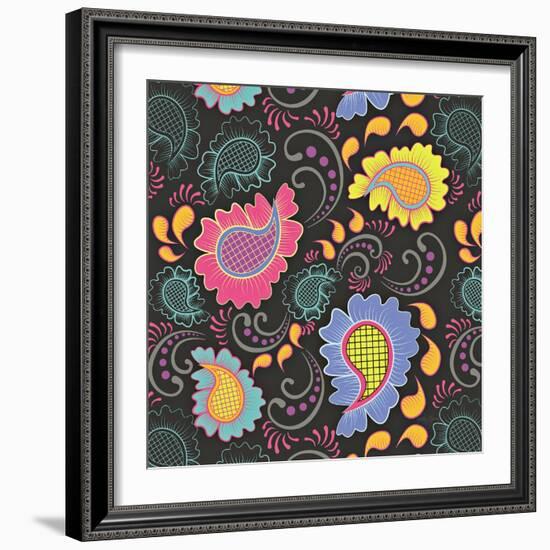 Playful Paisley I-Patty Young-Framed Art Print