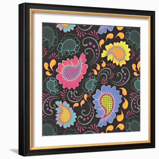 Playful Paisley I-Patty Young-Framed Art Print