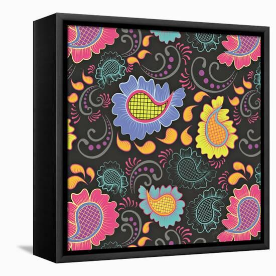 Playful Paisley II-Patty Young-Framed Stretched Canvas