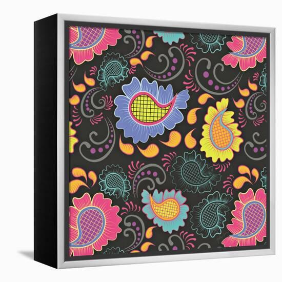 Playful Paisley II-Patty Young-Framed Stretched Canvas