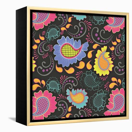 Playful Paisley II-Patty Young-Framed Stretched Canvas