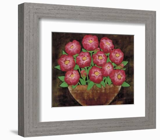 Playful Peonies-Rachel Rafferty-Framed Art Print