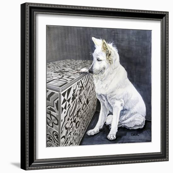 Playful Pup I-Carol Dillon-Framed Art Print