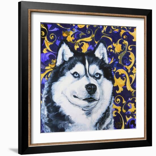 Playful Pup IV-Carol Dillon-Framed Art Print