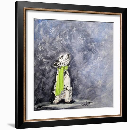 Playful Pup VII-Carol Dillon-Framed Art Print