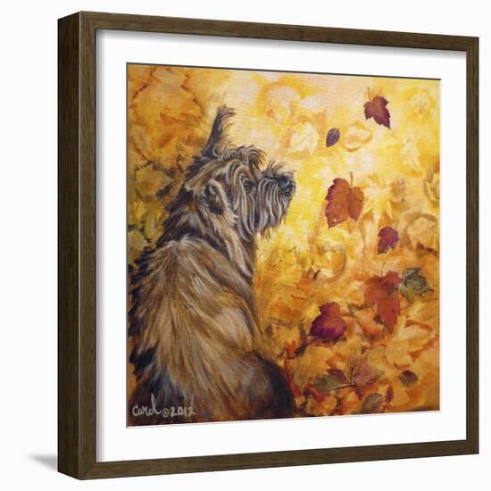 Playful Pup VIII-Carol Dillon-Framed Art Print