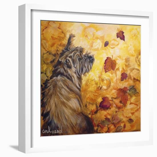 Playful Pup VIII-Carol Dillon-Framed Art Print