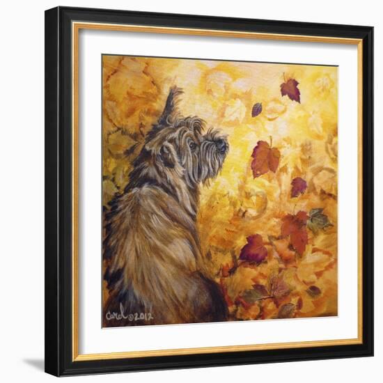 Playful Pup VIII-Carol Dillon-Framed Art Print