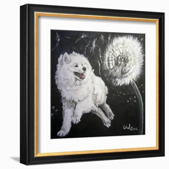 Playful Pup XII-Carol Dillon-Framed Art Print