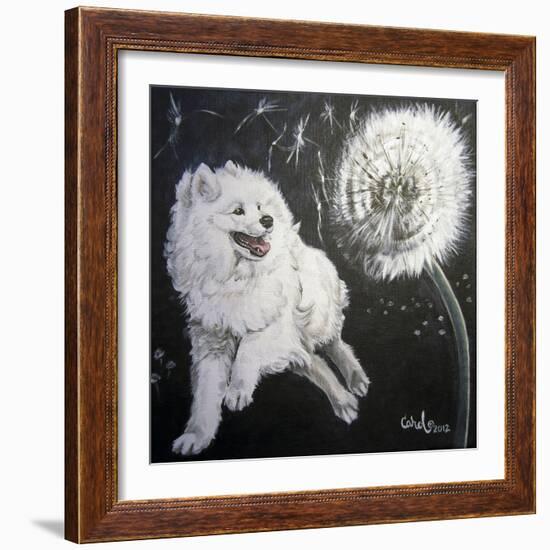 Playful Pup XII-Carol Dillon-Framed Art Print