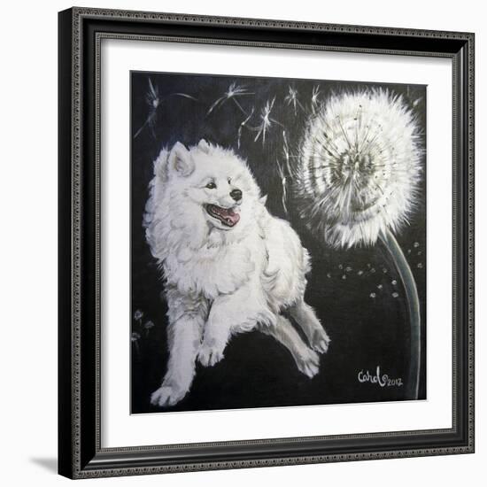 Playful Pup XII-Carol Dillon-Framed Art Print