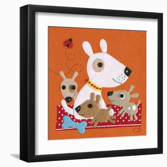 Playful Pups-Clare Beaton-Framed Giclee Print