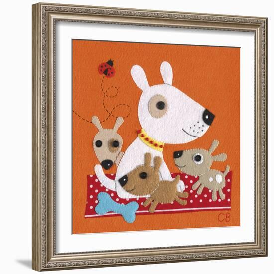 Playful Pups-Clare Beaton-Framed Giclee Print