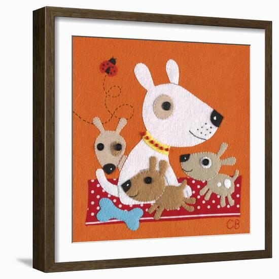 Playful Pups-Clare Beaton-Framed Giclee Print