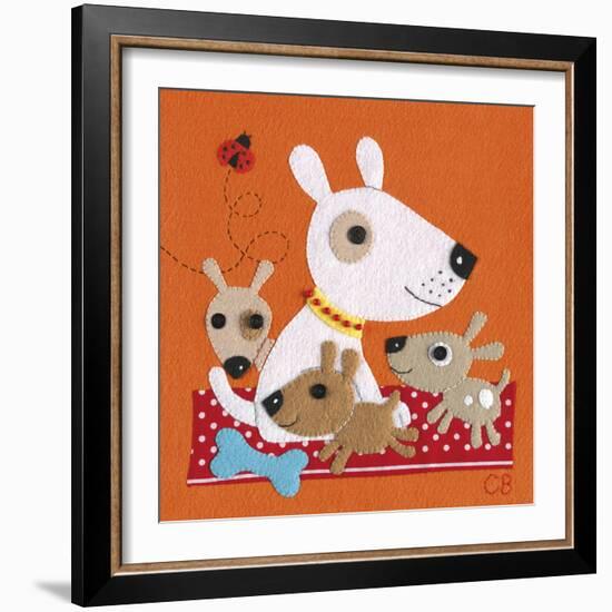 Playful Pups-Clare Beaton-Framed Giclee Print