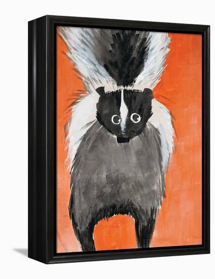 Playful Skunk-Madelaine Morris-Framed Stretched Canvas