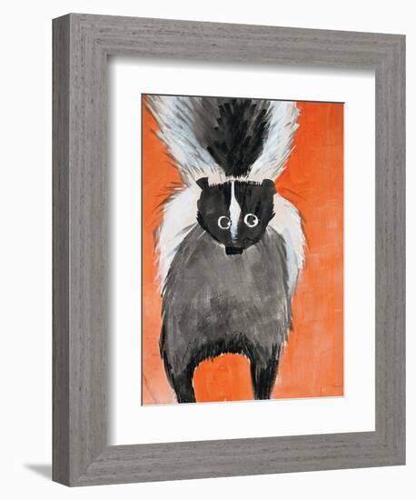 Playful Skunk-Madelaine Morris-Framed Premium Giclee Print