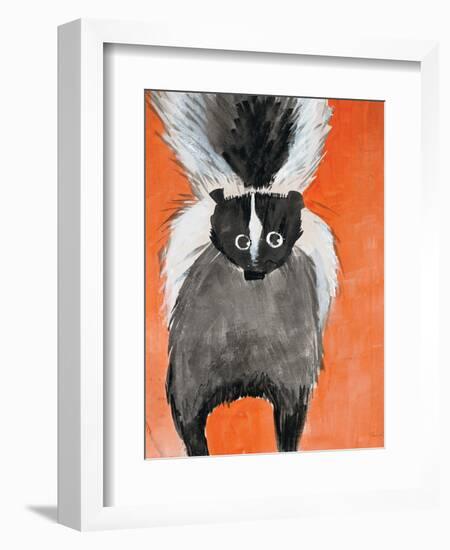 Playful Skunk-Madelaine Morris-Framed Premium Giclee Print