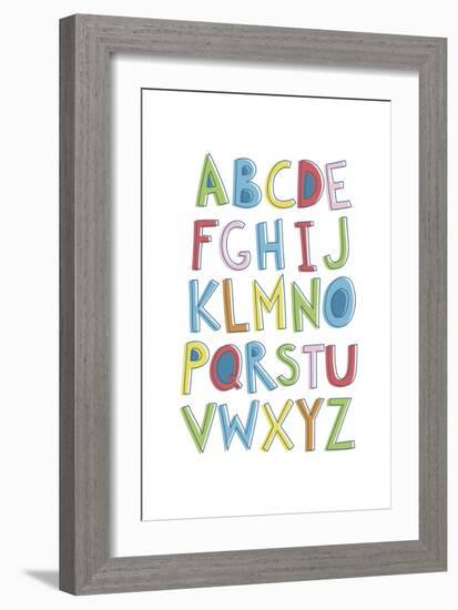 Playful Type-Clara Wells-Framed Giclee Print