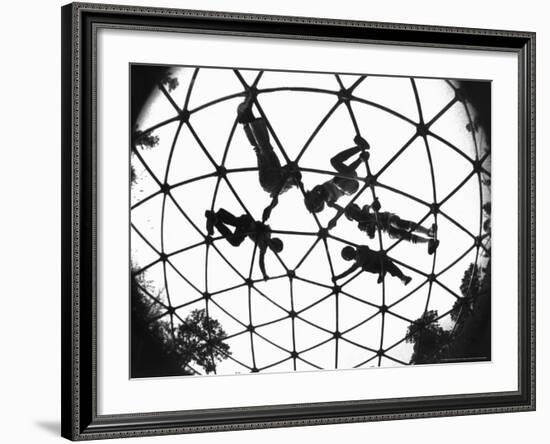Playground, Columbia, Missouri, c.1981-R. Rogers-Framed Photographic Print