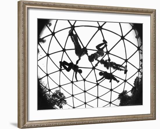 Playground, Columbia, Missouri, c.1981-R. Rogers-Framed Photographic Print