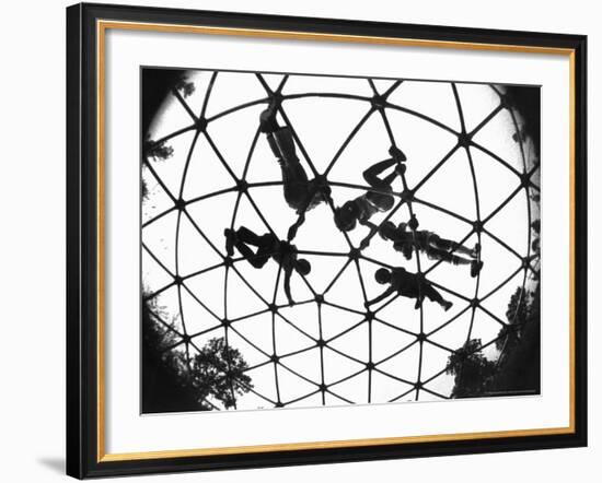 Playground, Columbia, Missouri, c.1981-R. Rogers-Framed Photographic Print