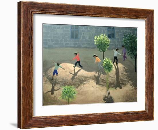 Playground, Lesbos, 1996-Andrew Macara-Framed Giclee Print