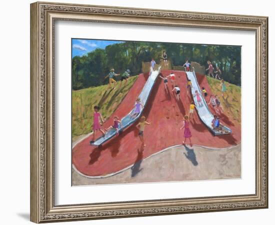 Playground, Markeaton Park, Derby-Andrew Macara-Framed Giclee Print