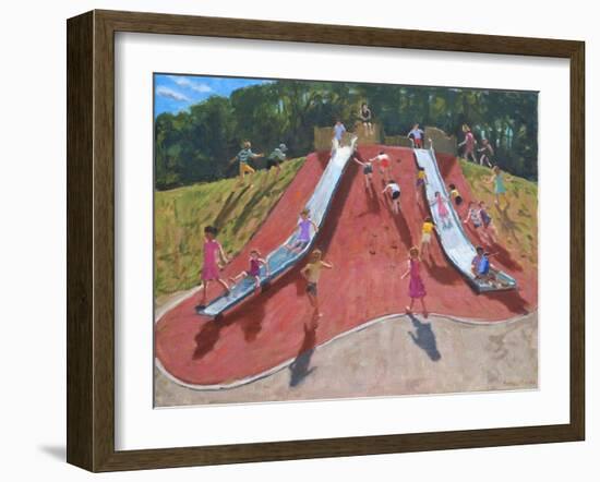 Playground, Markeaton Park, Derby-Andrew Macara-Framed Giclee Print