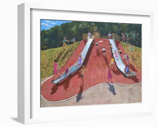 Playground, Markeaton Park, Derby-Andrew Macara-Framed Giclee Print