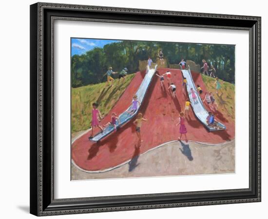 Playground, Markeaton Park, Derby-Andrew Macara-Framed Giclee Print